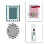 Spellbinders 2 Pack Frames Wax Seal Stamps ws-134