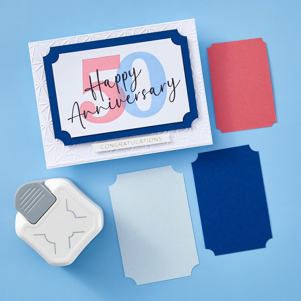 Spellbinders 3-in-1 Notched Corner Punch t-071