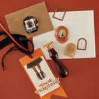 Spellbinders 3D Photo and Floral Arch Frames Wax Seal Stamps and Die Pack bd-1112 cat stamp ghost stamp witchs legs you're wicked cool card