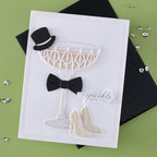 Spellbinders A Special Toast Etched Dies s5-720 sparkle