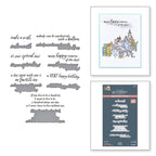 Spellbinders A Very Happy Birthday Sentiments Press Plate and Die Set bp-319