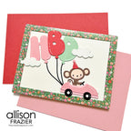 Spellbinders Aged to Perfection Dies and Stamp Bundle pink car