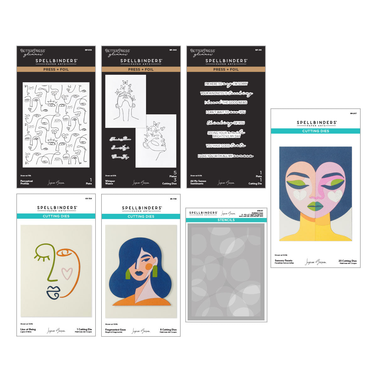 Spellbinders All My Senses I Want It All Bundle