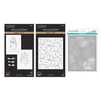 Spellbinders All My Senses Press and Foil Plate, Die and Stencil Bundle