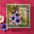 Spellbinders Anemone Etched Dies s2-440 thnking of you