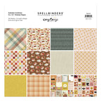 Spellbinders Autumn Archives 12x12 Printed Paper scsp-022