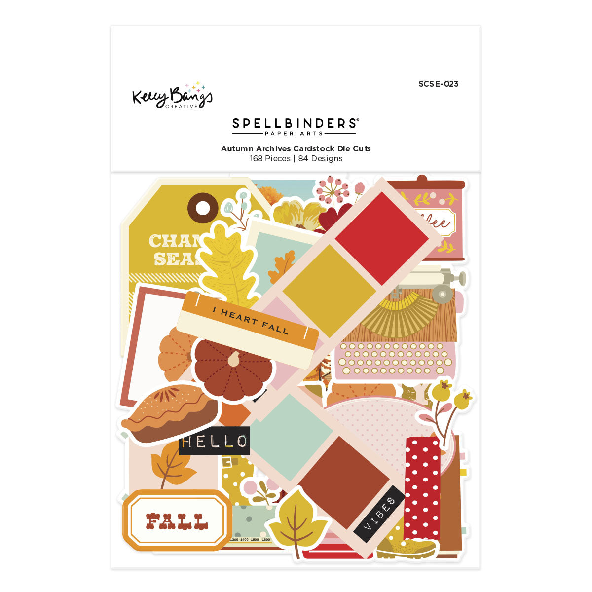 Spellbinders Autumn Archives Cardstock Die Cuts scse-023
