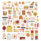 Spellbinders Autumn Archives Cardstock Die Cuts scse-023 pieces