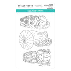 Spellbinders Autumn in Kyoto Clear Stamp Set stp-294