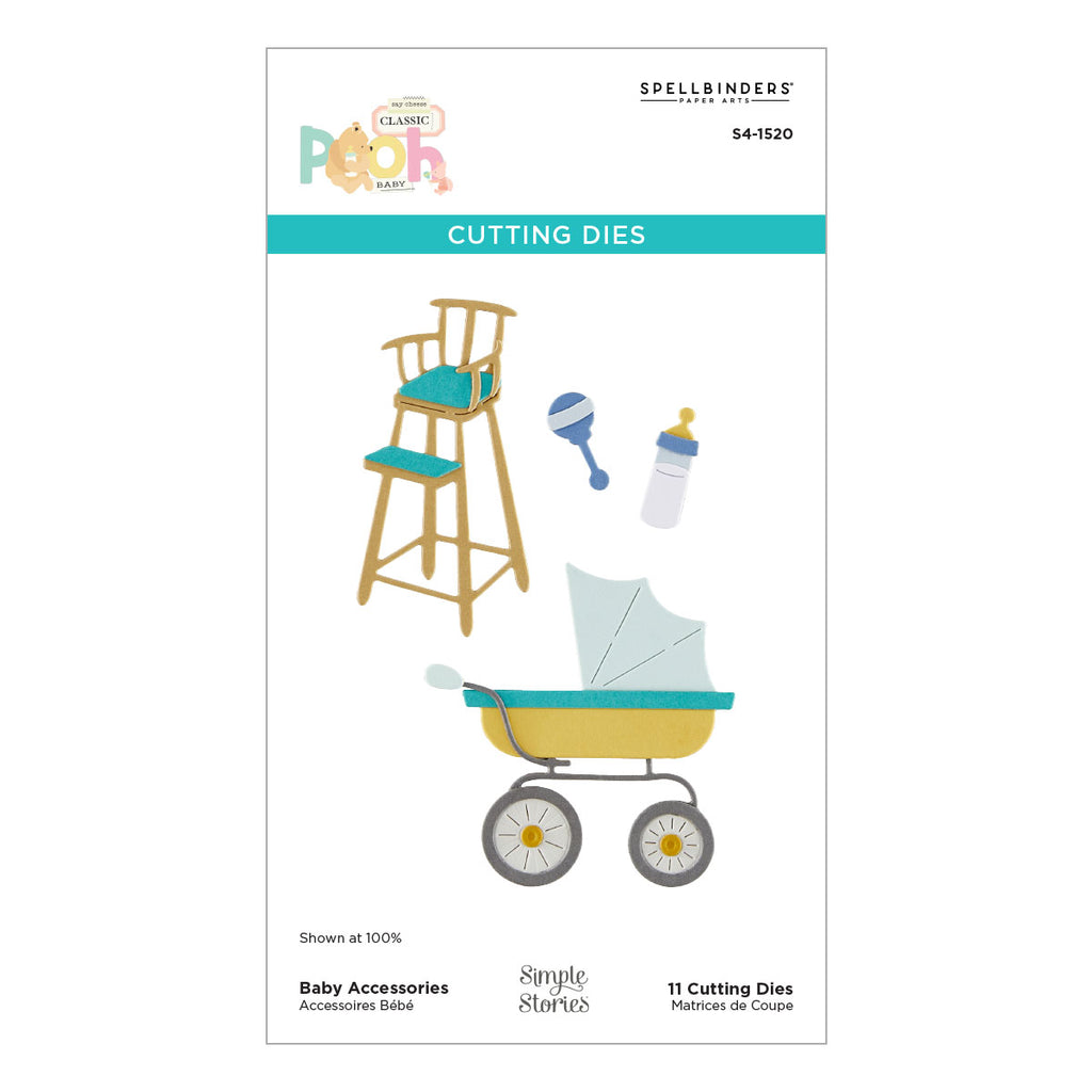Spellbinders Baby Accessories Etched Dies s4-1520
