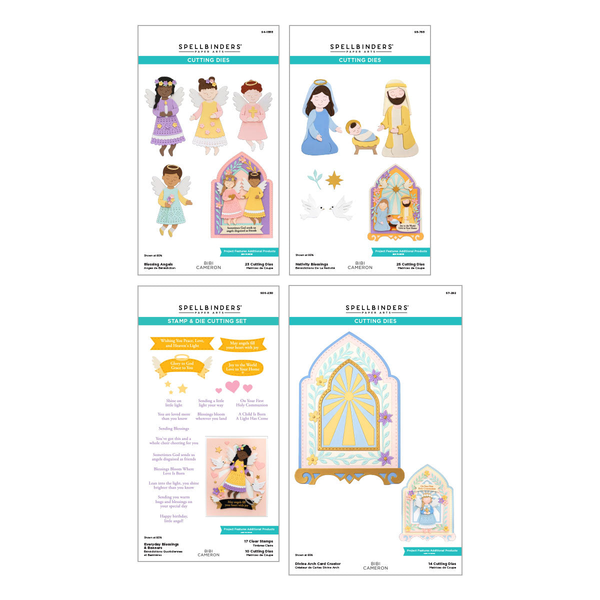 Spellbinders Bibi's Little Blessings I Want it All Stamp and Die Set bd-1125