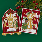 Spellbinders Bibi's Little Blessings I Want it All Stamp and Die Set bd-1125 angels white doves may angels fill your heart with joy cards