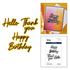 Spellbinders Big and Bold Sentiments Etched Dies s4-1539