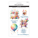 Spellbinders Birthday Cheers Rub Ons scsr-010