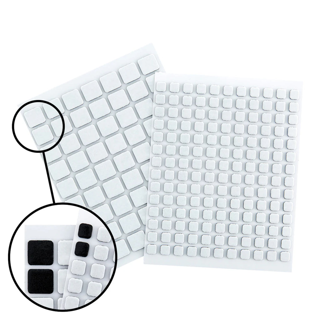 Spellbinders Black Foam Adhesive Squares 1mm scs-268 detail