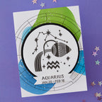 Spellbinders Block Print Aquarius Registration Press and Foil Plate bpr-038 pitcher