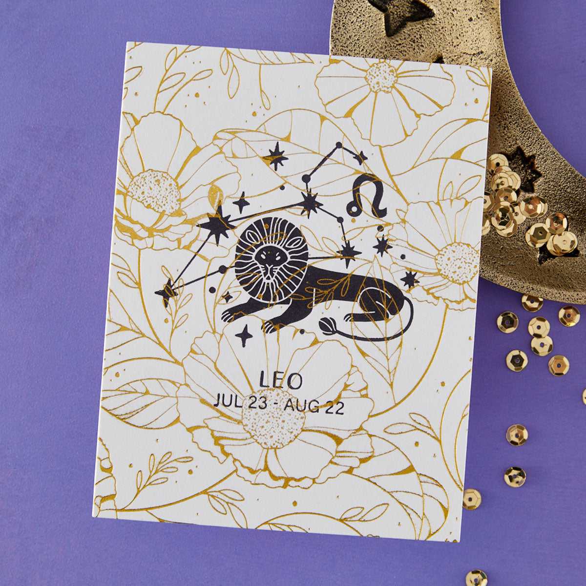 Spellbinders Block Print Leo Registration Press and Foil Plate bpr-044 lion