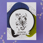 Spellbinders Block Print Scorpio Registration Press and Foil Plate bpr-047 scorpion