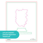 Spellbinders Block Print Scorpio Registration Press and Foil Plate bpr-047 template