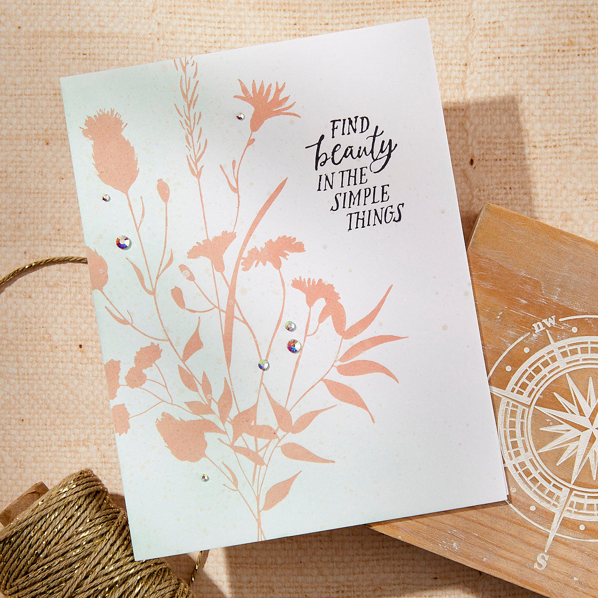 Spellbinders Bloom Wildly BetterPress Plate bp-229 buds