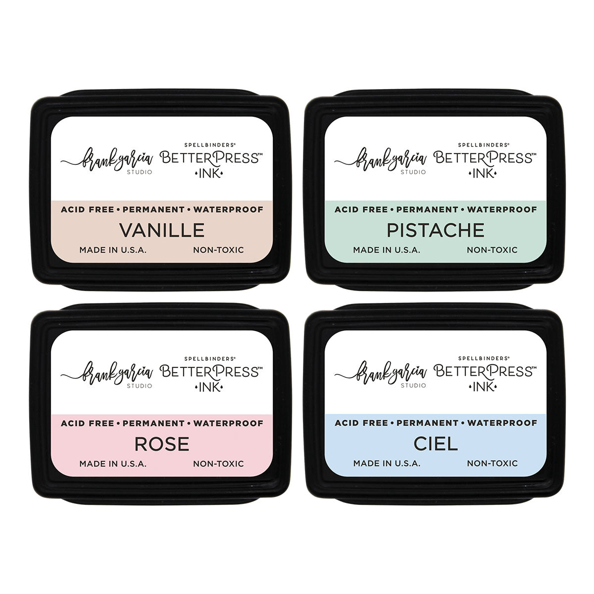 Spellbinders Blushing Macarons BetterPress Ink Mini Set bpi-064