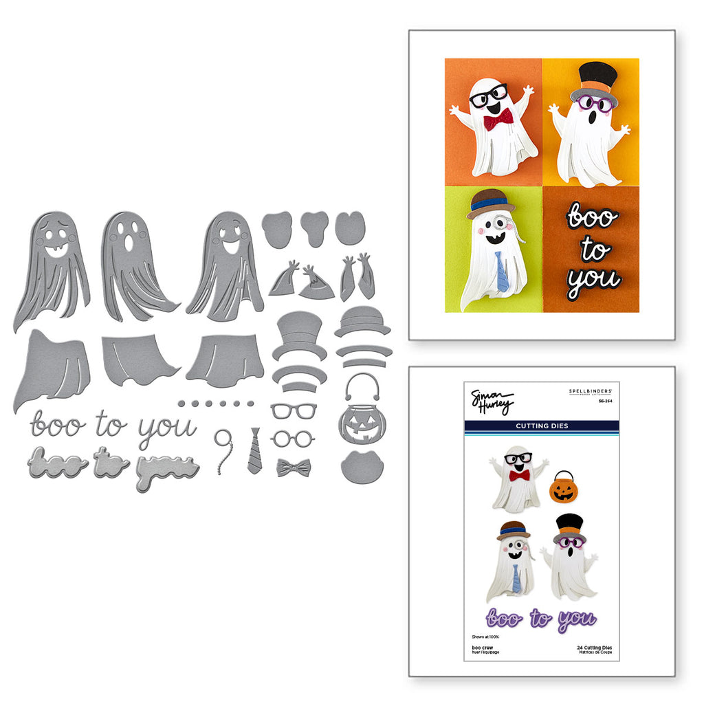 Spellbinders Boo Crew Etched Dies s6-264