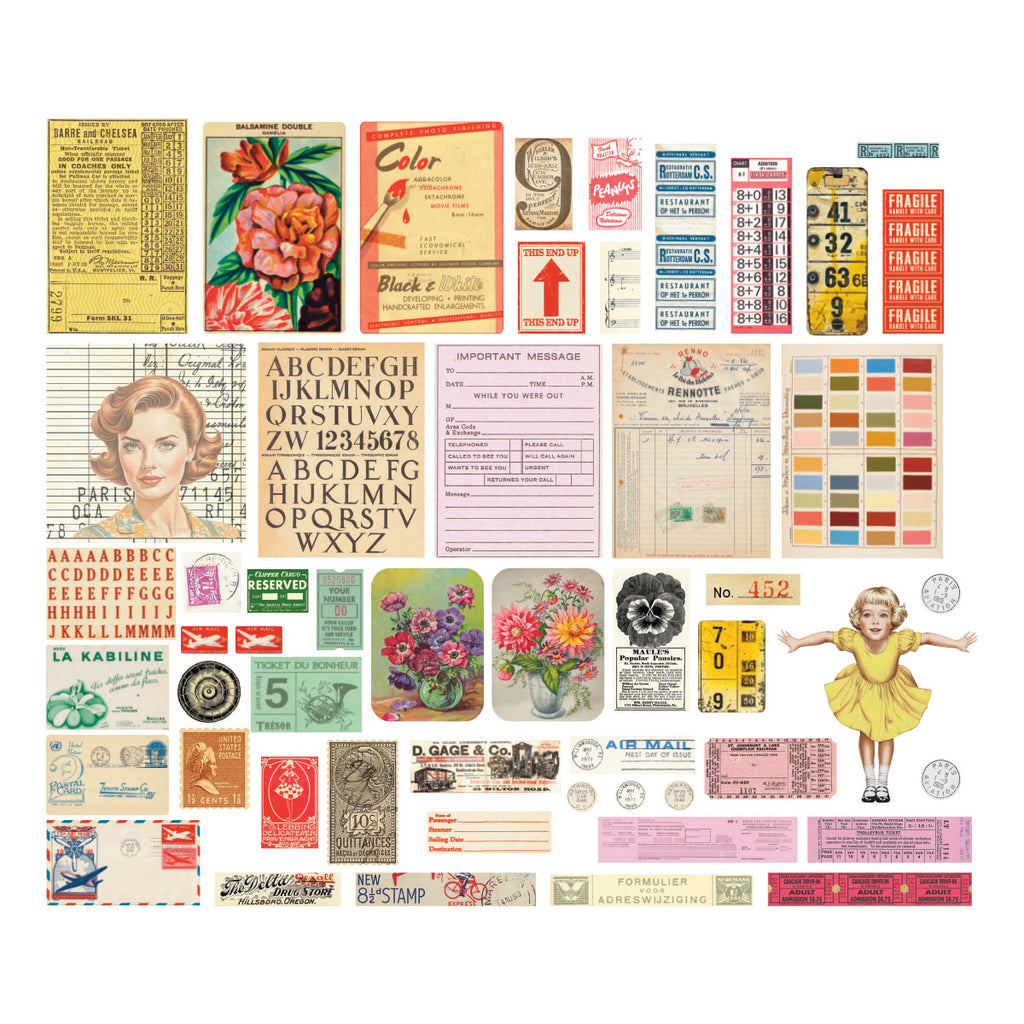 Spellbinders Book 10 Cardstock Die Cuts scse-054 sheets