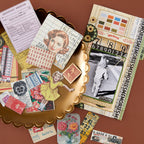 Spellbinders Book 10 Cardstock Die Cuts scse-054 yellow dress letters flowers card