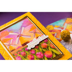 Spellbinders Bouquet of Hugs Sentiments Press and Foil Plate Die Set bp-354 pink flower