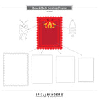 Spellbinders Bow and Bell Scallop Frame Etched Dies s4-1448 guide