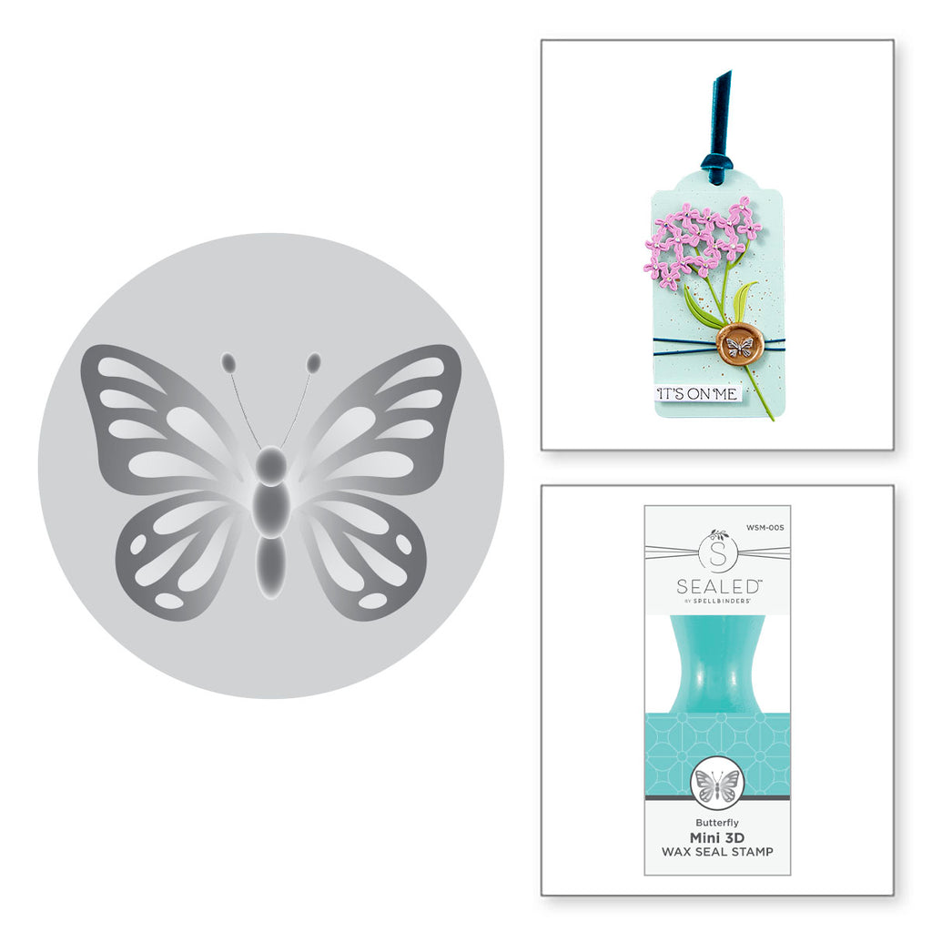 Spellbinders Butterfly Mini 3D Wax Seal wsm-005