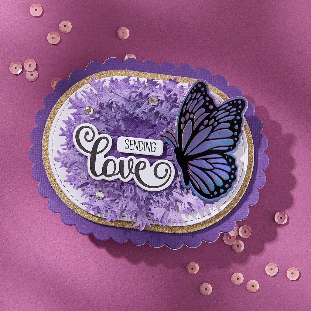 Spellbinders Butterfly Silhouettes Registration Press Plate and Die Set bpr-028 butterfly