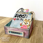  Spellbinders CardLab Box t-110 deer with pink dress ice cream cone days like this card allison frazier