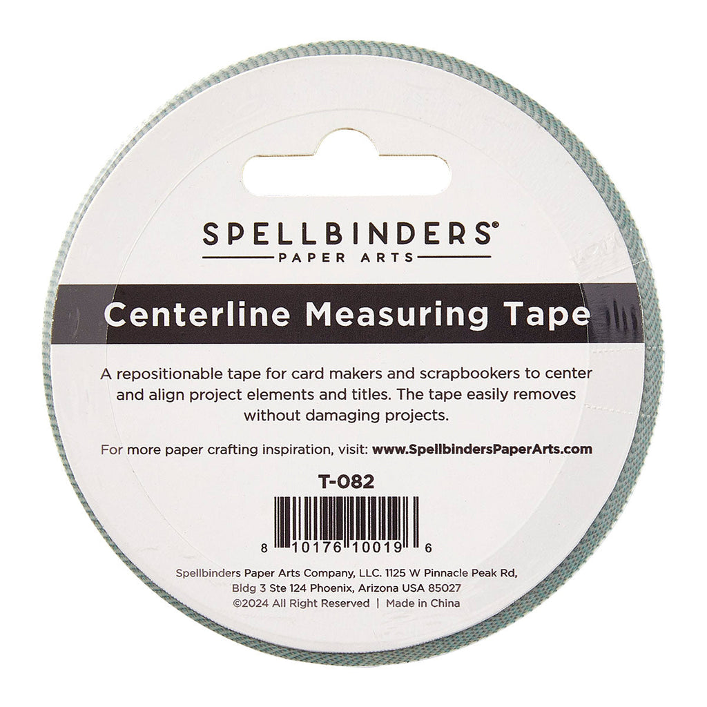 Spellbinders Centerline Measuring Tape t-082 package
