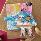 Spellbinders Cheer and Good Tidings Deer Registration Press Plate and Die Set bpr-036 deer