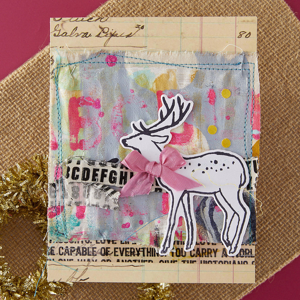 Spellbinders Cheer and Good Tidings Deer Registration Press Plate and Die Set bpr-036 deers