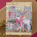 Spellbinders Cheer and Good Tidings Deer Registration Press Plate and Die Set bpr-036 deers