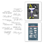 Spellbinders Cheers Sentiments Press Plate and Die Set bp-212