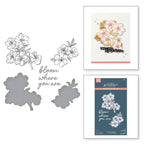 Spellbinders Cherry Blossoms BetterPress Plate and Die Set bp-290