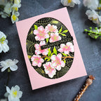 Spellbinders Cherry Blossoms BetterPress Plate and Die Set bp-290 thanks so much