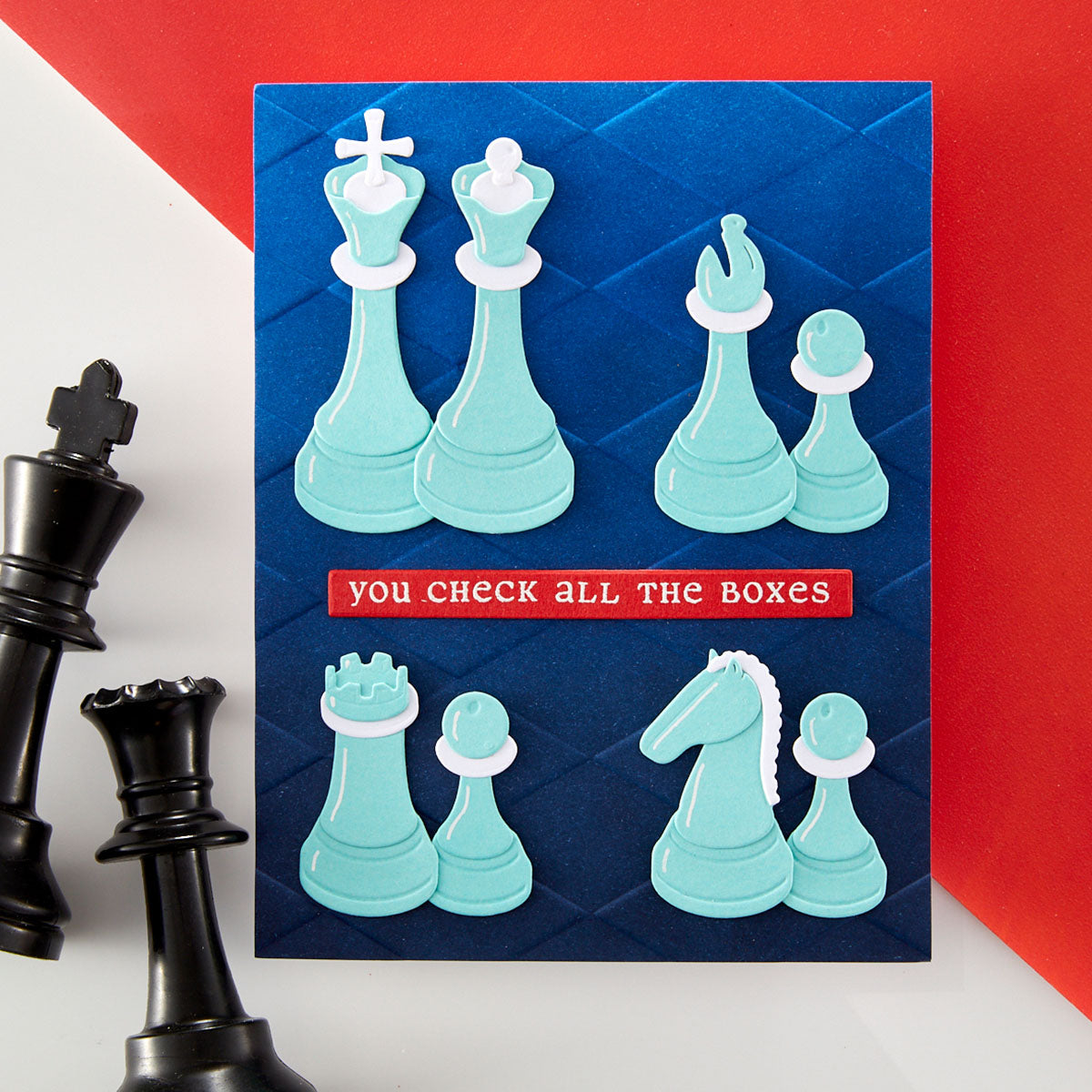Spellbinders Chess and Checkers Etched Dies s4-1534you check all the boxes