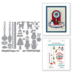 Spellbinders Chiming Christmas Etched Dies s4-1464
