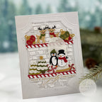 Spellbinders Chiming Christmas Etched Dies s4-1464 snowman globe reindeer on shelf candies christmas card nichol spohr | color-code:ALT01