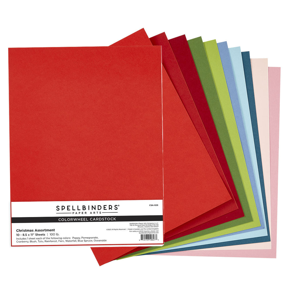Spellbinders Christmas Assortment ColorWheel Cardstock csa-026