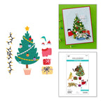 Spellbinders Christmas Cats Accessories Etched Dies s4-1547