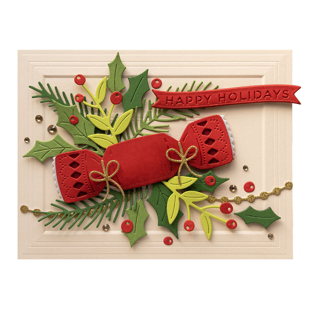 Spellbinders Christmas Cracker Etched Dies s5-698 cracker