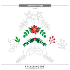 Spellbinders Christmas Foliage Etched Dies s4-1452