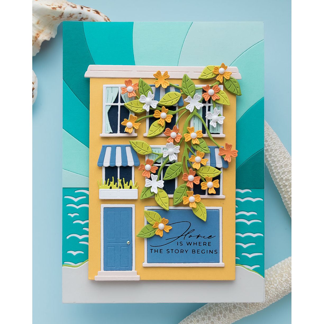 Spellbinders City Holiday Etched Dies s7-277 ocean
