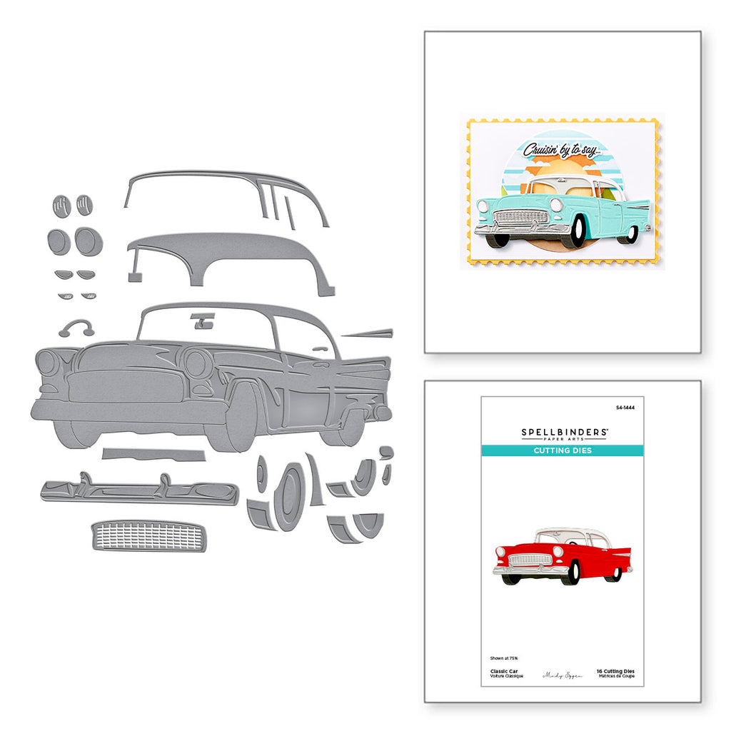 Spellbinders Classic Car Etched Dies s4-1444