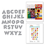 Spellbinders Classic Mouse Alphabet Etched Dies s5-703